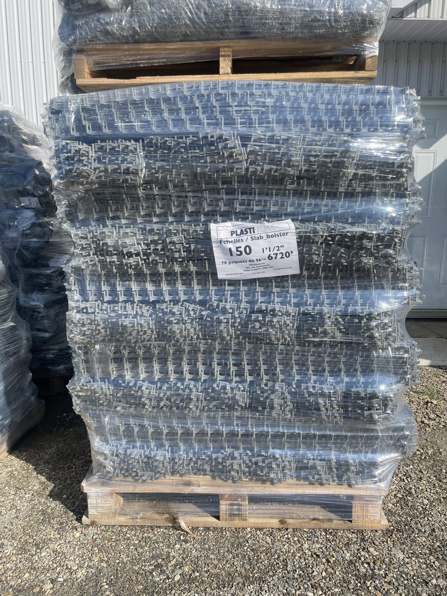 Slab Bolster – Support d’armature en plastique