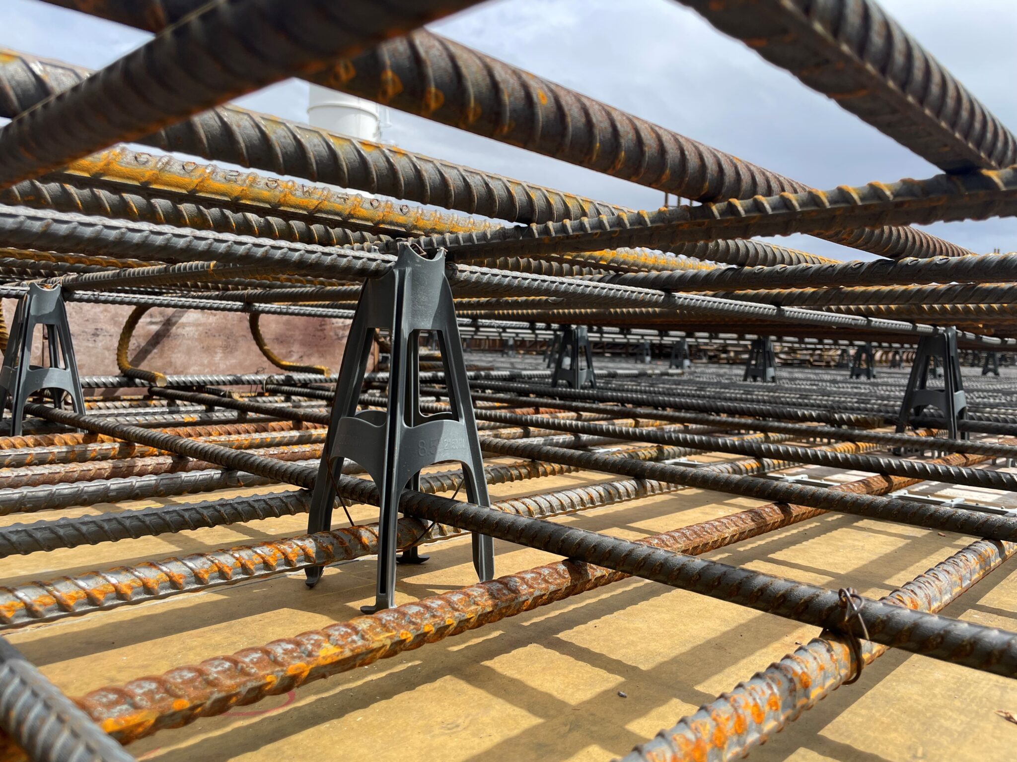 Tours en plastique pour armature béton