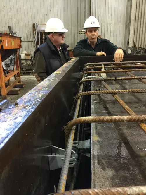 Isolation avec polystyrène expansé et structure métallique